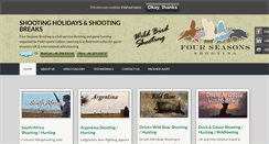 Desktop Screenshot of fourseasonsshooting.com